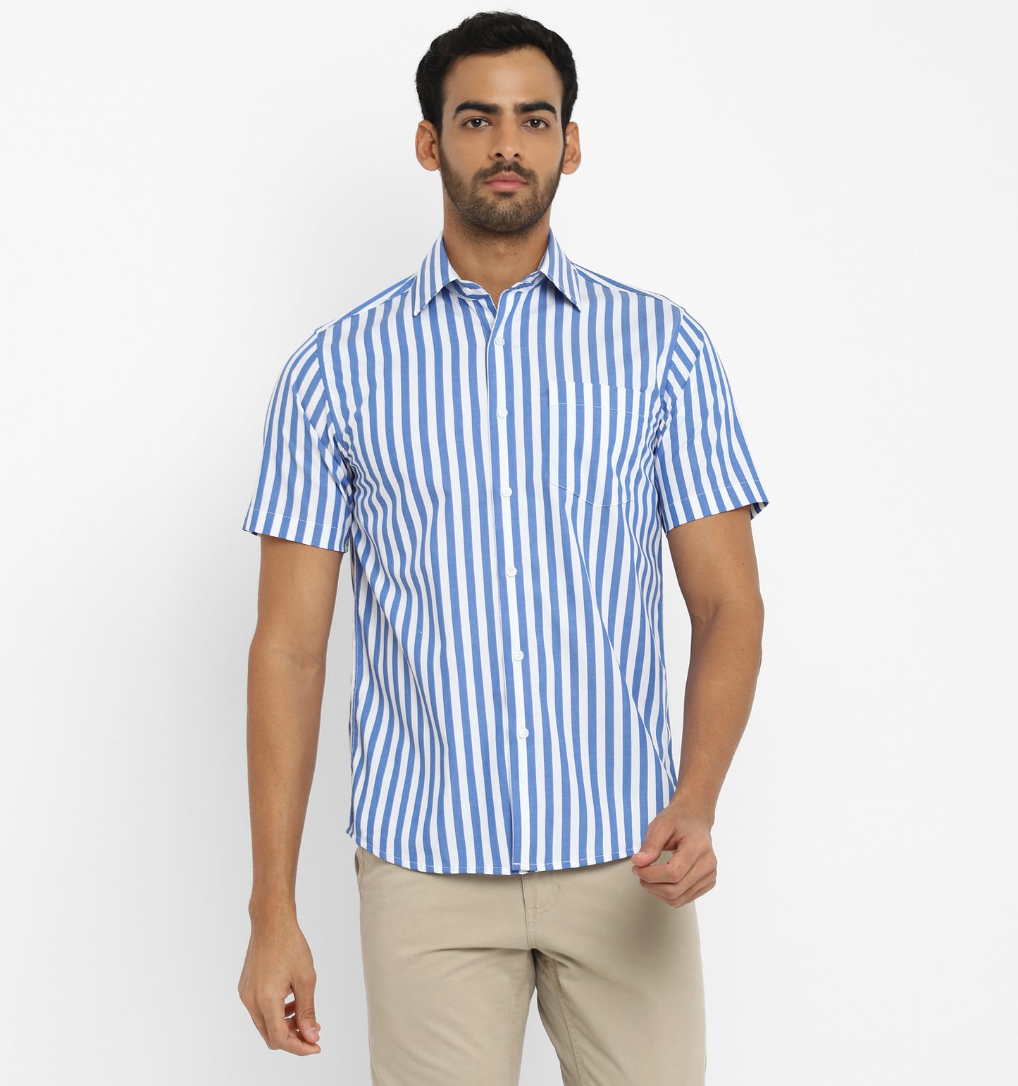Blue Candy Stripes Shirt