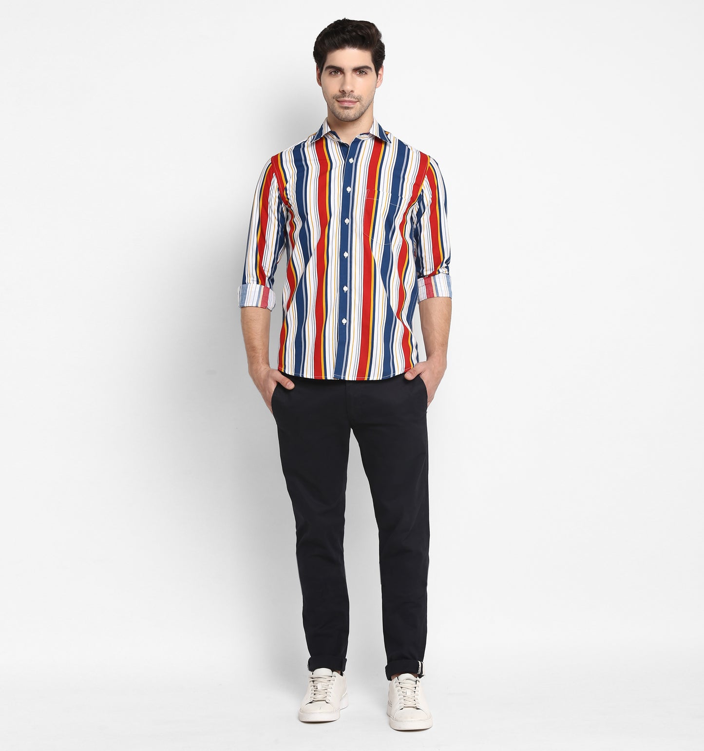 Colorburst stripes shirt